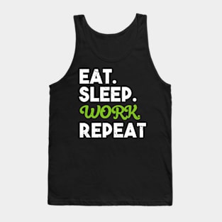 Workaholic Self-employed Entrepreneur Tank Top